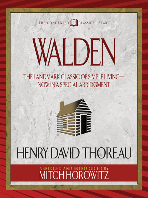 Title details for Walden by Henry David Thoreau - Available